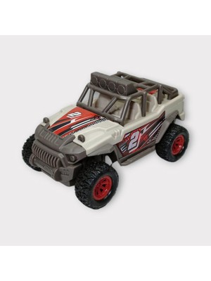 Kuzgun Ticaret Maxx Wheels Sesli ve Işıklı Arazi Aracı Buggy - 666-18PA - Gri (Lisinya)