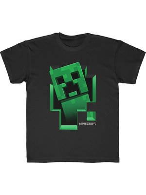 Hobilinka Çocuk Unisex Baskılı T-Shirt - Siyah