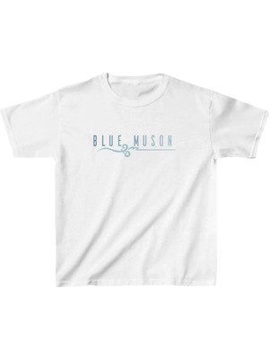 Hobilinka Unisex Çocuk Baskılı T-Shirt - Beyaz