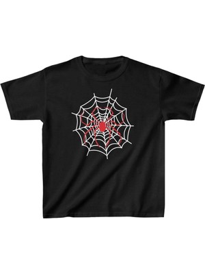 Hobilinka Unisex Çocuk Baskılı T-Shirt - Siyah