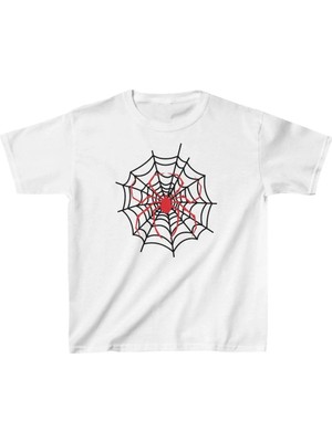 Hobilinka Unisex Çocuk Baskılı T-Shirt - Beyaz