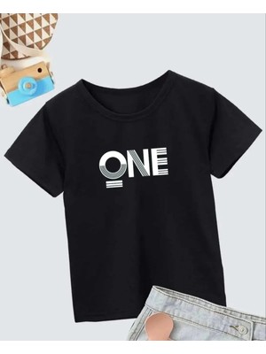Hobilinka Erkek Çocuk Baskılı T-Shirt - Siyah