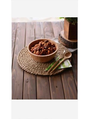 Bambum Alus Servis Hasırı Yuvarlak 35CM 6'lı