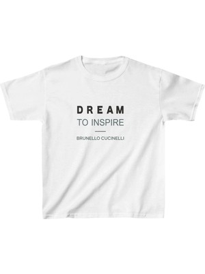 Hobilinka Unisex Çocuk Baskılı T-Shirt - Beyaz