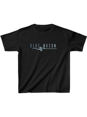 Hobilinka Unisex Çocuk Baskılı T-Shirt - Siyah