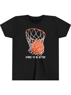 Hobilinka Çocuk Unisex Baskılı T-Shirt - Siyah