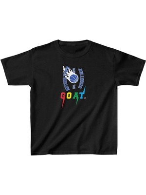 Hobilinka Unisex Çocuk Baskılı T-Shirt - Siyah