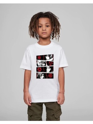 Hobilinka Çocuk Unisex Baskılı T-Shirt - Beyaz