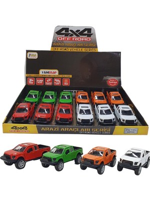 Kuzgun Ticaret KID.00063 - Çek Bırak Metal Arazi Aracı (Lisinya)