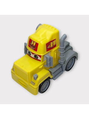 Kuzgun Ticaret Sürtmeli Oyuncak Tır - Sarı  (Lisinya)