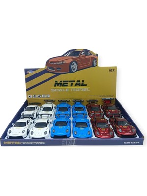 Kuzgun Ticaret 3291D - Ç/b Sesli Işıklı Porsche Araba 3 Ast 12 (Lisinya)