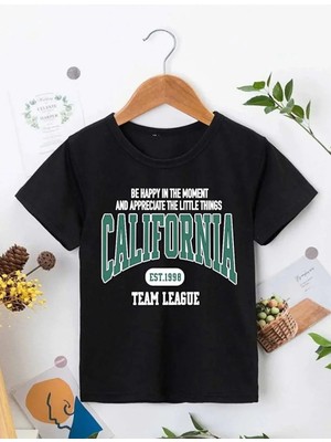 Hobilinka Erkek Çocuk Baskılı T-Shirt - Siyah