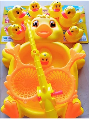 Kuzgun Ticaret Ördek Yakalama Oyunu - Mıknatıslı Olta Eğlencesi - Ördek (Lisinya)