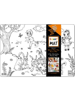 Lisinya Funny Mat- Tavşanlar - 33,5X48CM