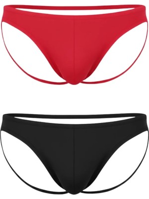 Marsilyan Fantezi Arkası Açık Seksi 2'li Erkek Külot