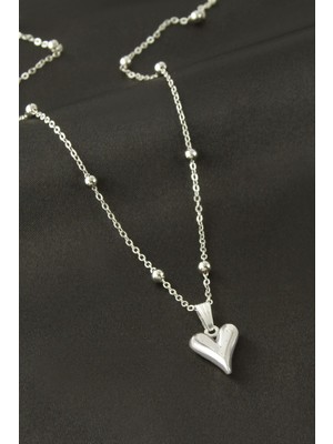 Kalp Şekilli Uçlu Kolye Nemere