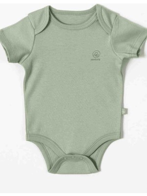 pambuliq Organik Pamuk Çıtçıtlı Bebek Zıbını Yeşil