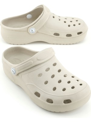 Gezer Kadın Yazlık Eva Ev Banyo Bahçe Havuz Rahat Taban Sabo Terlik