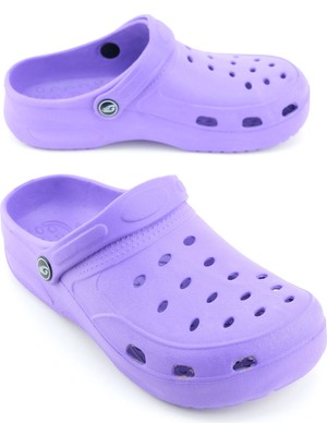 Gezer Kadın Yazlık Eva Ev Banyo Bahçe Havuz Rahat Taban Sabo Terlik