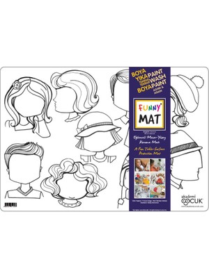 Lisinya Funny Mat - Duygular - Küçük 33,5X48CM