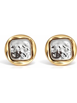 Venüs Design Çelik Kara Küpe