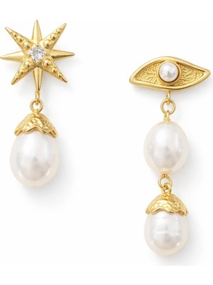 Venüs Design Çelik Incili Küpe