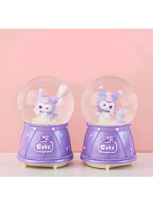 Magicool Kuromi Işıklı Müzikli Kar Küresi Orta Boy ALK3118