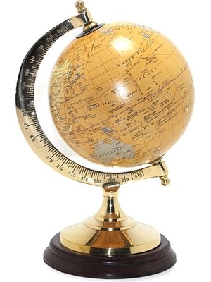 Kuzgun Ticaret Pirinç Dünya Küre 3382