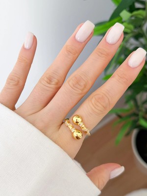 Venüs Design Çelik Taşlı Yüzük (Ayarlanabilirdir)