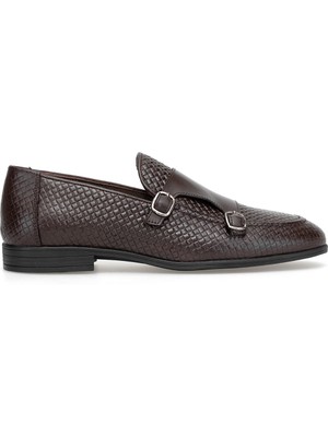 Marcomen 152-7354 Erkek Hakiki Deri Klasik Ayakkabı Kahverengi