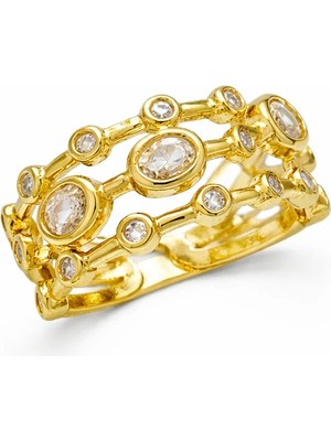 Venüs Design Çelik Taşlı Yüzük (Ayarlanabilirdir)