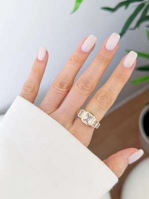 Venüs Design Çelik Taşlı Yüzük (Ayarlanabilirdir)