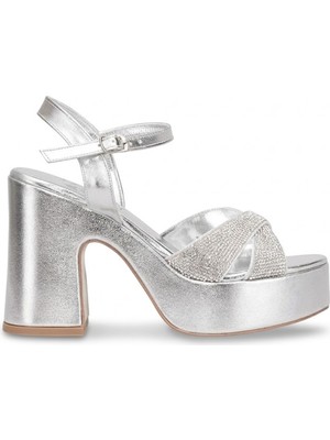 Beety 26BY85.45562 Kadın Platform Ayakkabı Gümüş