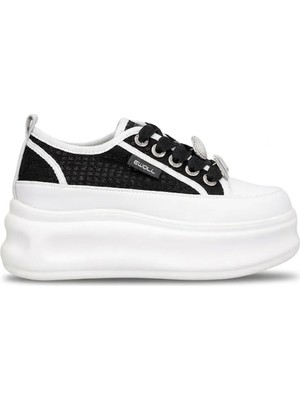 Ayakkabı Fuarı Elit HML2003 Kadın Taşlı Klasik Sneaker Siyah