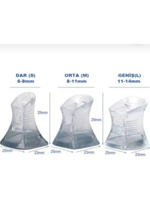 AY MAGNET Kır Düğünlerine Topuk Ucu Koruyucu 3'lü Set - Small , Medium, Large