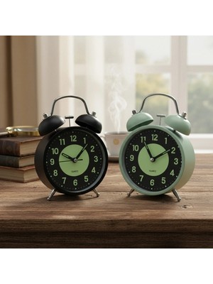 Alvo Store Buğz Fosforlu Metal Çalar Saat