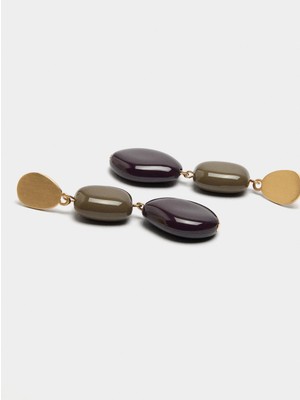 Parfois Taş Efektli Uzun Küpe