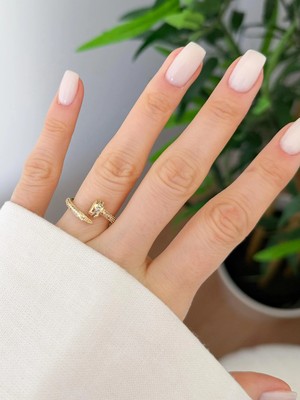 Venüs Design Çelik Çivili Yüzük (Ayarlanabilirdir)