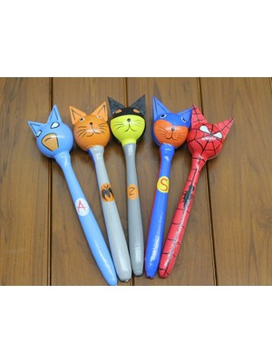 Kuzgun Ticaret Ahşap 5'li Marakas Seti Polos:12