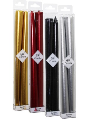 2 Parça  Yaldız Şamdan Mum (4887) Midastech