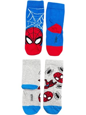 CNS Concept Örümcek Adam Ikili Çocuk Çorap (3) 19-23 Numara