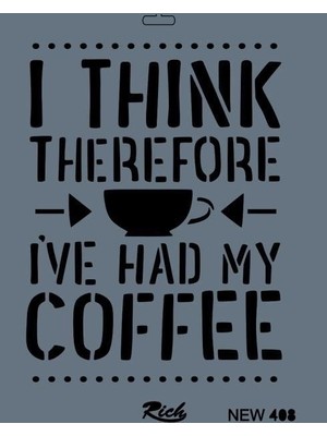 SHC4200 Mey Ithalat® New Seri N-408 Stencil 35X25 cm