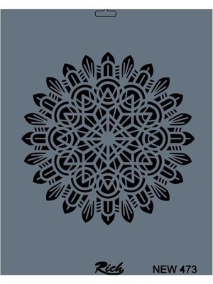 SHC4200 Mey Ithalat® New Seri N-473 Stencil 35X25 cm