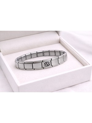 LTG Nova Çelik Nomination Bileklik Yengeç Burcu | Paslanmaz Çelik Burç Bilekliği | Zarif Anlamlı Tasarım