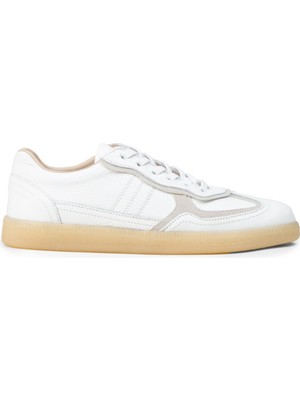 Deery Kadın Hakiki Deri Beyaz Sneaker Ayakkabı - R2601ZBYZC01