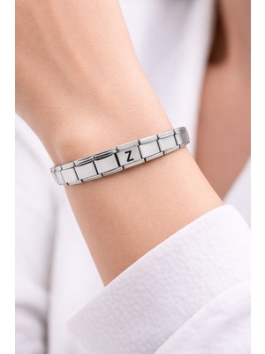 LTG Nova Kişiye Özel Z Harfli Çelik Bileklik – Paslanmaz Çelik Bileklik, Zarif Harf Bileklik