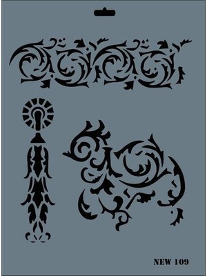 SHC4200 Mey Ithalat® New Seri N-109 Stencil 35X25 cm