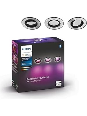 SHC4200 Hue Centura Akıllı 3'lü Gömme Spot 3X4.2W (Alüminyum)