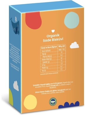 SHC4200 Organik Sade Bisküvi 50GR