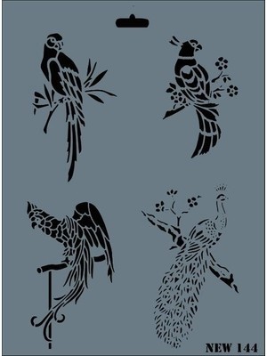 SHC4200 Mey Ithalat® New Seri N-144 Stencil 35X25 cm